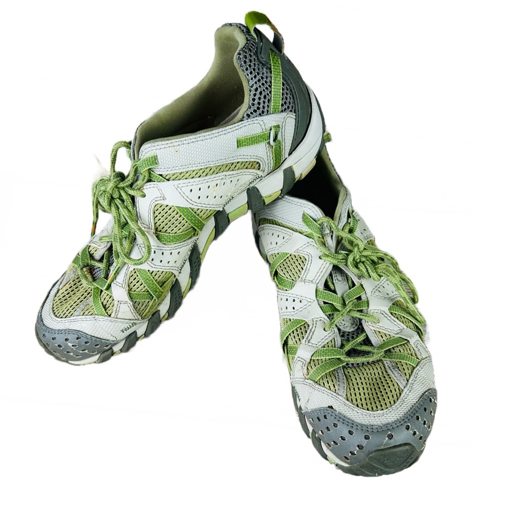 Merrell Waterpro Maipo Lime Green Women's Vibram Hiking Running Shoes Size 8